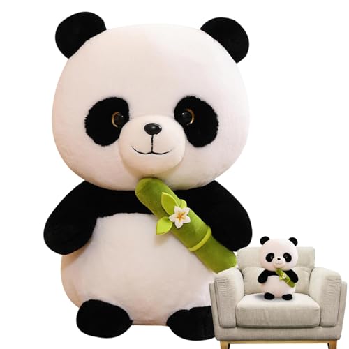 Panda Plüschtier – Niedliches Panda-Plüschtier des Lebens mit Bambus, für die, weicher Hand-Panda und mehr | Realistisches Pandabrett zum Schlafen, Panda Plüschtier – Niedliches Panda-Plüschtier des Lebens mit Bambus, für die, weicher Hand-Panda und mehr | Realistisches Pandabrett zum Schlafen, von Générique