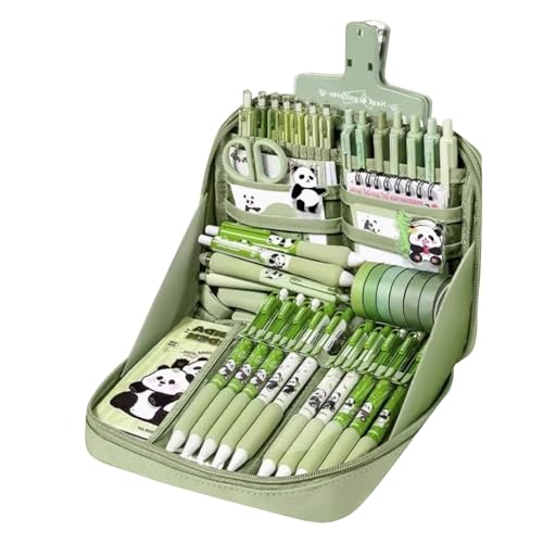 Panda Stationery Set, Cute Aesthetic Office Supplies, Learning, Canvas Pencil Case, Fun Stickers Included, Ideal for Kids & Students, 33,9 x 9,45 x 2,36 cm, 1 Set Panda Stationery Set, Cute Aesthetic Office Supplies, Learning, Canvas Pencil Case, Fun Stickers Included, Ideal for Kids & Students, 33,9 x 9,45 x 2,36 cm, 1 Set von Générique