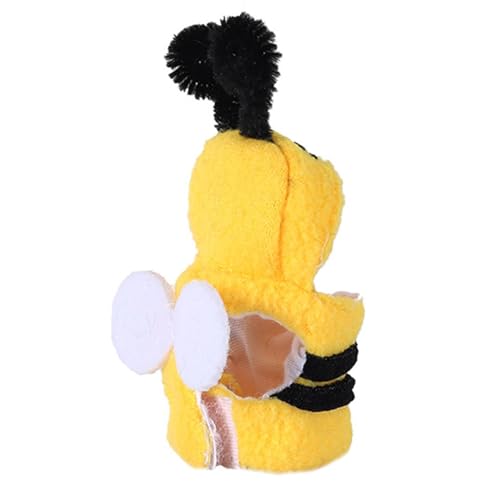 -Kleidung, Kapuzen-Sweatshirt in Bienenform für Halloween-Kostüm – Kapuzenpullover in Form einer Biene für Vögel, hautfreundlich, für PE -Kleidung, Kapuzen-Sweatshirt in Bienenform für Halloween-Kostüm – Kapuzenpullover in Form einer Biene für Vögel, hautfreundlich, für PE von Générique