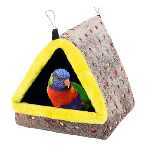 Parakeet Nest, großes Winter-Warmes Vogelbett, gemütliches Baumwollnest für Parrots, Budgies, Macaws & kleine Haustiere, weicher Hanging Shelter für kaltes Wetter, 10,2 x 10,6 x 11,1 Zoll Parakeet Nest, großes Winter-Warmes Vogelbett, gemütliches Baumwollnest für Parrots, Budgies, Macaws & kleine Haustiere, weicher Hanging Shelter für kaltes Wetter, 10,2 x 10,6 x 11,1 Zoll von Générique