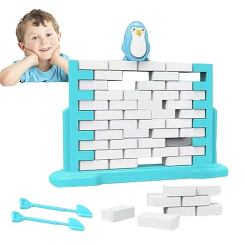 Partygesellschaftsspiele, lustige Familienspiele für Kinder – Bauspiel aus Ziegelwänden – Interaktionsspielzeug für Eltern und Kinder, Lernspielzeug für , Mädchen von Générique
