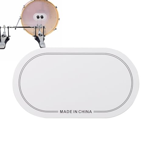 Percussion Drum Pad Protector – 2 Stück Anti-GLIP Drumhead Sticker, strapazierfähige Patches für den Stoßdämpfer | Basstrommelschutz, transparentes Trommelwerkzeug, Zubehör Percussion Drum Pad Protector – 2 Stück Anti-GLIP Drumhead Sticker, strapazierfähige Patches für den Stoßdämpfer | Basstrommelschutz, transparentes Trommelwerkzeug, Zubehör von Générique
