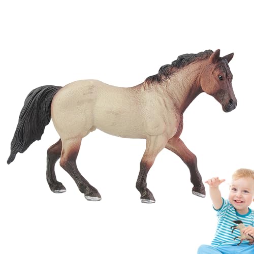 Pferdefiguren für -Modell | Realistische Pferdeschreibtisch-Ornamente | Simulationspferde-Figuren, Lernspielzeug für Kleinkinder, Dekoration von bemalten Pferdenfiguren von Générique