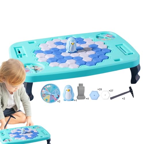 Pinguin-Spiel Ice Cubes – Rettungsspiel auf Eis | Familien-Pinguin-Eisspiel für Kinder, lustiges Familienspielzeug, Puzzlespiel, Vorschulspiel für Kinder ab 3 Jahren und mehr, 30 x Pinguin-Spiel Ice Cubes – Rettungsspiel auf Eis | Familien-Pinguin-Eisspiel für Kinder, lustiges Familienspielzeug, Puzzlespiel, Vorschulspiel für Kinder ab 3 Jahren und mehr, 30 x von Générique