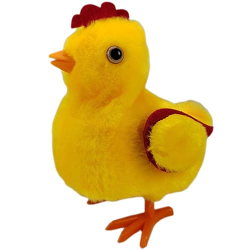 Plüsch-Küken, Hühnerfleisch, elektronisches Hühner-Plüschspielzeug mit Sound, Springende Flügel, Laufhuhn, batteriebetrieben, für Kleinkinder, und Mädchen Plüsch-Küken, Hühnerfleisch, elektronisches Hühner-Plüschspielzeug mit Sound, Springende Flügel, Laufhuhn, batteriebetrieben, für Kleinkinder, und Mädchen von Générique