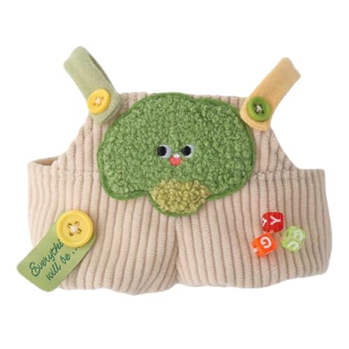 Plüsch-Latzhose, Plüsch-Overall, 15 cm Plüsch-Latzhose | Pflanzliches Plüschspielzeug-Kostüm, niedliche abnehmbare Kleidung für Zubehör Plüsch-Latzhose, Plüsch-Overall, 15 cm Plüsch-Latzhose | Pflanzliches Plüschspielzeug-Kostüm, niedliche abnehmbare Kleidung für Zubehör von Générique