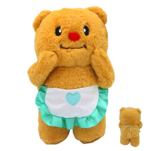 Plüschbär, Braunbär, Plüschtier, kleines Tier, Bär, Schürze 25,4 cm – Plüschtiere, Kissen, Plüschspielzeug, braune Tiertiere für Fans, kleine Plüschbär, Braunbär, Plüschtier, kleines Tier, Bär, Schürze 25,4 cm – Plüschtiere, Kissen, Plüschspielzeug, braune Tiertiere für Fans, kleine von Générique