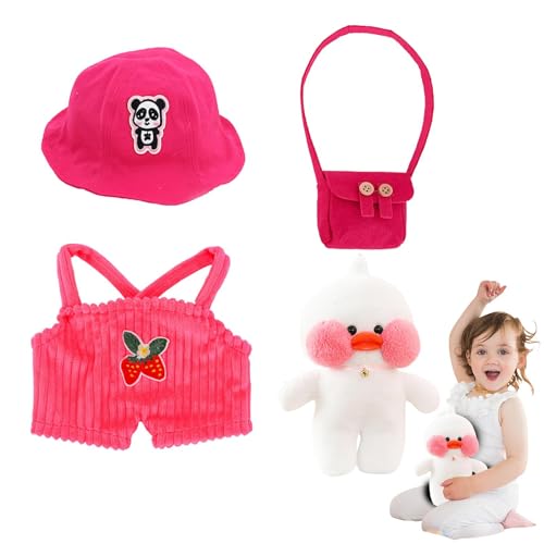 Plüschente mit Kleidung, Plüschente mit Kleidung, Kostüm-Outfit für Tiere, niedliches Tier-Plüschspielzeug für Jungen und Mädchen, Plüschtier zum Kuscheln mit co Plüschente mit Kleidung, Plüschente mit Kleidung, Kostüm-Outfit für Tiere, niedliches Tier-Plüschspielzeug für Jungen und Mädchen, Plüschtier zum Kuscheln mit co von Générique