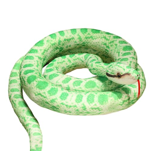Plüschschlange – Riesenschlange Plüschtier 110 cm, realistisches Boa Constrictor Plüschtier | Plüschkissen, Halloween-Geschenke für Halloween, einzigartige Schlange für Partydekoration Plüschschlange – Riesenschlange Plüschtier 110 cm, realistisches Boa Constrictor Plüschtier | Plüschkissen, Halloween-Geschenke für Halloween, einzigartige Schlange für Partydekoration von Générique