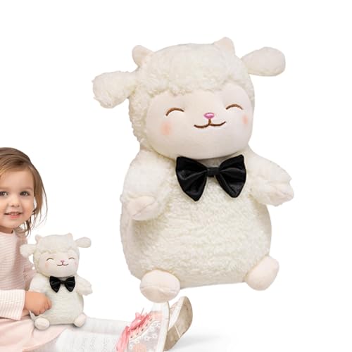Plüschspielzeug aus Lammplüsch, Lammtier – flauschige Puppe aus Lammplüsch, kuscheliges Kissen, beruhigendes Spielzeug für Erwachsene, Innendekoration von Générique