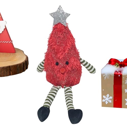 Plüschspielzeug für Weihnachten, Plüsch, Mädchen, Cartoon-Baum, weich, festlich, für Reisen, Büro, , Spiel, Haus, Innendekoration von Générique