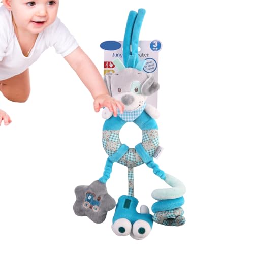 Plüschspielzeug mit Rassel – Little Kinderwagen | Plüschtier Rassel für eine schöne Krippe, für und Mädchen, Autositze von Générique