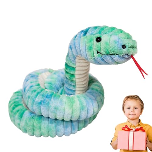 Plüschtier Big Snake, Schlangen für – Realistisches Plüschtier | Weiches Tierspielzeug, Scherzzubehör für Auto-Innenraum, Schlafbegleiter für und Mädchen Plüschtier Big Snake, Schlangen für – Realistisches Plüschtier | Weiches Tierspielzeug, Scherzzubehör für Auto-Innenraum, Schlafbegleiter für und Mädchen von Générique