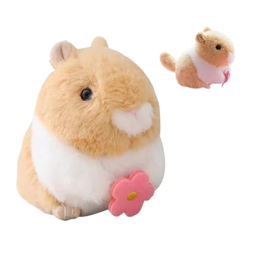 Plüschtier Hase, Kaninchen aus Plüsch, Cartoon-Hamsterhase, mit Schwanz, Kissen in Form eines Hasen aus Plüsch, ästhetische Dekoration für Schlafzimmer, Spielzeug von Générique