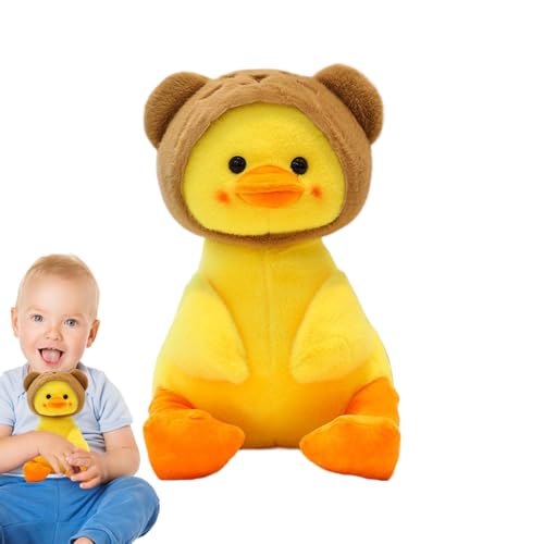 Plüschtier aus Ente – Duck Cartoon Modell aus Plüsch-Sammlung Spielzeug – 9,8 Zoll (24,7 cm) dekoratives Kissen Soft Doll Figur für Kinder Erwachsene Mädchen Freundin Valentinstag Geburtstag von Générique