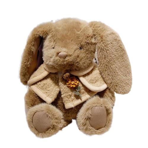 Plüschtier – niedliches Kaninchen-Plüschtier | Kaninchen-Plüschtier, niedlich, Kaninchen mit einem langen Ohr, weich und kuschelig, niedlich, für Jungen von Générique