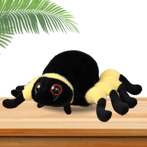 Plüschtierpuppen, Spinnen-Plüschspielzeug, Simulations-Spinnen-Plüschspielzeug, Halloween-Kissen, 30 cm, dekorative Plüschtiere für Plüschtierpuppen, Spinnen-Plüschspielzeug, Simulations-Spinnen-Plüschspielzeug, Halloween-Kissen, 30 cm, dekorative Plüschtiere für von Générique