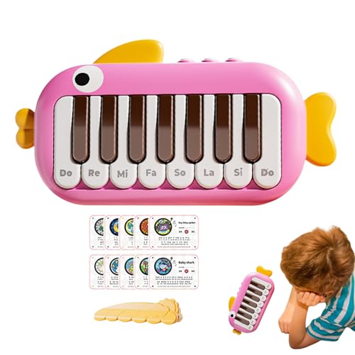 Pocket Piano, tragbares Musikinstrument, elektronisches Tascheninstrument, kleine Musikinstrumente, für Mädchen und , Alter 6 Monate, lustiges Lernspielzeug Pocket Piano, tragbares Musikinstrument, elektronisches Tascheninstrument, kleine Musikinstrumente, für Mädchen und , Alter 6 Monate, lustiges Lernspielzeug von Générique