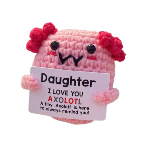 Positive Häkeltiere – Emotionales Unterstützungs-Plüschtier | Emotionale Unterstützungspuppe mit Positivkarte | Lustige Strickpuppenornamente | Inspirierende Puppe Niedlich für Dezember Positive Häkeltiere – Emotionales Unterstützungs-Plüschtier | Emotionale Unterstützungspuppe mit Positivkarte | Lustige Strickpuppenornamente | Inspirierende Puppe Niedlich für Dezember von Générique