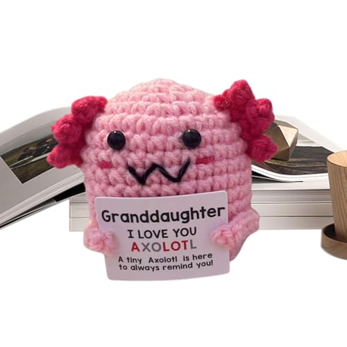 Positive Tier-Puppe, gestrickte Tier-Ornamente, Puppen-Haken mit Positive Karte, Geburtstags-Häkelpuppe, gestrickte Emotionale Spielzeughalterung, niedliche Tier-Puppe, Emotionale Halterung für Puppen Positive Tier-Puppe, gestrickte Tier-Ornamente, Puppen-Haken mit Positive Karte, Geburtstags-Häkelpuppe, gestrickte Emotionale Spielzeughalterung, niedliche Tier-Puppe, Emotionale Halterung für Puppen von Générique