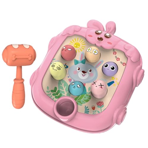 Pounding Toy for Kids, PK Interactive Bunny Hammer Toy, Sensory Learning Doll for Fine Motor Skill Development & Engaging Play, 5,1 x 2,67 Zoll Pounding Toy for Kids, PK Interactive Bunny Hammer Toy, Sensory Learning Doll for Fine Motor Skill Development & Engaging Play, 5,1 x 2,67 Zoll von Générique