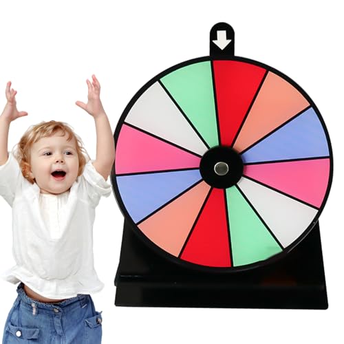 Preisrad - Drehrad | Rollen | Vermögenstischräder mit Trockenlöschmarkern und Radiergummi für Karneval Tablet Spinner of Fortune mit Stand Win Games Spin Preisrad - Drehrad | Rollen | Vermögenstischräder mit Trockenlöschmarkern und Radiergummi für Karneval Tablet Spinner of Fortune mit Stand Win Games Spin von Générique