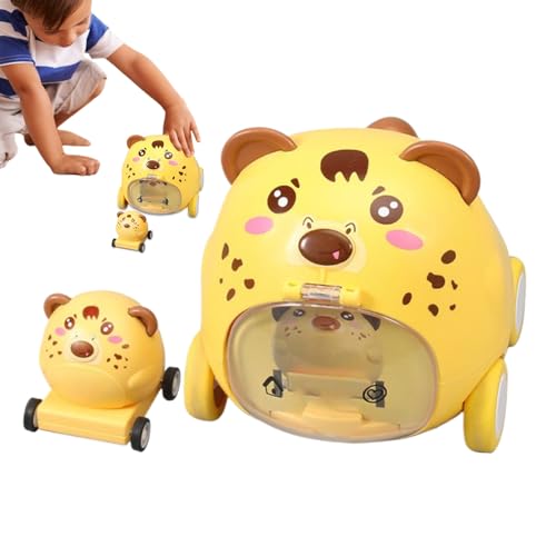 Press Friction Car Toys, Cartoon Animal Push and Go Vehicle, 5,71 x 4,72 x 4,72 Zoll Lustiges Lernspielzeug für Lernen, feine Motorskills und Hand-Eye-Koordination Press Friction Car Toys, Cartoon Animal Push and Go Vehicle, 5,71 x 4,72 x 4,72 Zoll Lustiges Lernspielzeug für Lernen, feine Motorskills und Hand-Eye-Koordination von Générique