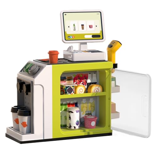 Pretend Grocery Store Counter, Realistic Kids Supermarket Checkout, Cartoon Shopping Counter, Interactive Toy, Social Skills, Imaginative Play for Children, 40 x 45 x 20 cm Pretend Grocery Store Counter, Realistic Kids Supermarket Checkout, Cartoon Shopping Counter, Interactive Toy, Social Skills, Imaginative Play for Children, 40 x 45 x 20 cm von Générique
