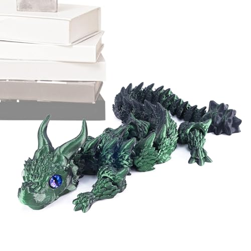 Printed Dragon, Articulated Dragon Toy, Flexible Dragon Figur, Desktop Dragon Decors, Simulation Dragon Model, Fidget Dragon Toy, Jointed Dragon Skulptur, Dragon Figur Flexibel Printed Dragon, Articulated Dragon Toy, Flexible Dragon Figur, Desktop Dragon Decors, Simulation Dragon Model, Fidget Dragon Toy, Jointed Dragon Skulptur, Dragon Figur Flexibel von Générique