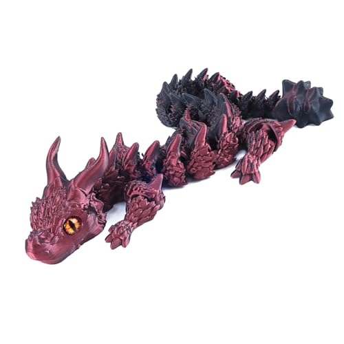 Printed Dragon, Articulated Dragon Toy, Flexible Dragon Figur, Desktop Dragon Decors, Simulation Dragon Model, Fidget Dragon Toy, Jointed Dragon Skulptur, Dragon Figur Flexibel Printed Dragon, Articulated Dragon Toy, Flexible Dragon Figur, Desktop Dragon Decors, Simulation Dragon Model, Fidget Dragon Toy, Jointed Dragon Skulptur, Dragon Figur Flexibel von Générique