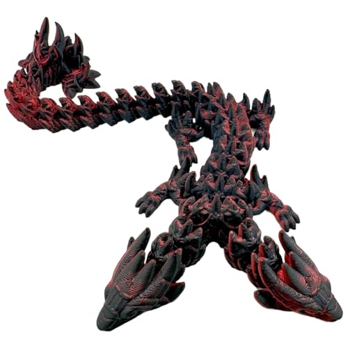 Printed Fidget, Flexible Articulated Dragon, Articulated Dragon Toy, Movable Dragon Joints, Dragon Desk Toy, Executive Desk Toys, Home Dragon, Fidget Dragon Art, Crystal Fidget Printed Fidget, Flexible Articulated Dragon, Articulated Dragon Toy, Movable Dragon Joints, Dragon Desk Toy, Executive Desk Toys, Home Dragon, Fidget Dragon Art, Crystal Fidget von Générique
