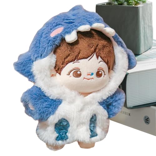 Puppe, Shark Hoodie, 7,87 Zoll Kinderpuppe, weiches Anime Plüschkleidung, niedlicher Shark Hoodie für Puppen, Doll Clothes Set für 7,8 Zoll Puppen, Dress Up Spielzeug Zubehör für Kinder, ideal für Puppe, Shark Hoodie, 7,87 Zoll Kinderpuppe, weiches Anime Plüschkleidung, niedlicher Shark Hoodie für Puppen, Doll Clothes Set für 7,8 Zoll Puppen, Dress Up Spielzeug Zubehör für Kinder, ideal für von Générique