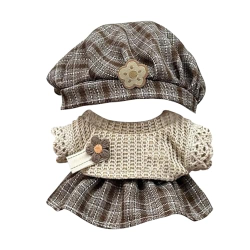 Puppenkleidung, schönes Outfit aus Baumwolle, kompatibel, 17 cm, Kleidung für Puppen, Zubehör, einzigartiges Kleid, keine Puppe im Paket (A) von Générique