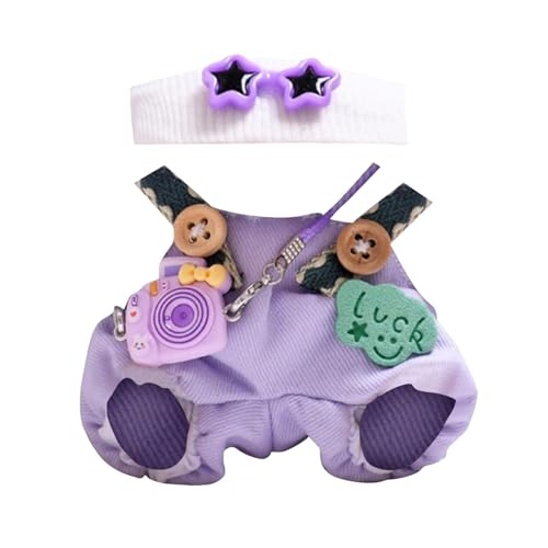 Puppenkleidung, schönes Outfit aus Baumwolle, kompatibel, 17 cm, Kleidung für Puppen, Zubehör, einzigartiges Kleid, keine Puppe im Paket (E) von Générique