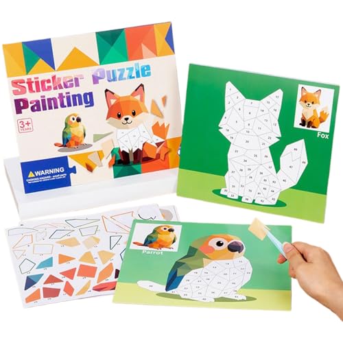 Puzzle-Buch selbstklebend – 3D-Puzzle-Aufkleber, Lernspiel, Feinmotorik, Gehirnspiele, Lernfahrzeuge, Tiere, Feinmotorik, Geschenk, Geburtstag, Mädchen, Puzzle-Buch selbstklebend – 3D-Puzzle-Aufkleber, Lernspiel, Feinmotorik, Gehirnspiele, Lernfahrzeuge, Tiere, Feinmotorik, Geschenk, Geburtstag, Mädchen, von Générique
