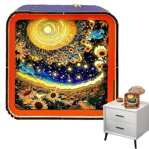 Puzzle-Nachtlicht aus Holz – Nachtlicht für Puzzles | DIY Puzzle Nachtlicht | Holzpuzzles Nachtlicht | Nachtlicht Puzzle Landschaft | Heimdekoration für Schlafzimmer Puzzle-Nachtlicht aus Holz – Nachtlicht für Puzzles | DIY Puzzle Nachtlicht | Holzpuzzles Nachtlicht | Nachtlicht Puzzle Landschaft | Heimdekoration für Schlafzimmer von Générique