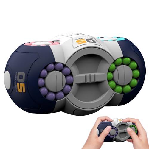 Puzzle-Spielzeug mit magischen Bohnen, drehbar, sensorisches Fidget Hand – um 360 Grad drehbares Lern- und Lernspielzeug, Lernwürfel für und Mädchen von Générique