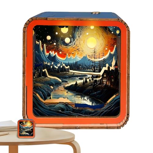 Puzzle aus Holz, kabellos, 3D, Nachtlicht, Puzzle-Spielzeug – Holzpuzzles 3D LED LED Night Wires, Nachtlicht, Spielzeug für Geburtstag Puzzle aus Holz, kabellos, 3D, Nachtlicht, Puzzle-Spielzeug – Holzpuzzles 3D LED LED Night Wires, Nachtlicht, Spielzeug für Geburtstag von Générique