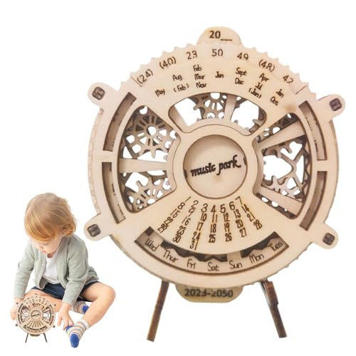 Puzzles für Holzpuzzle mit Ewiger Kalender, Puzzle-Spielzeug für tragbare Lernspiele, Puzzlespielzeug für praktische Fähigkeiten, Feinmotorik Puzzles für Holzpuzzle mit Ewiger Kalender, Puzzle-Spielzeug für tragbare Lernspiele, Puzzlespielzeug für praktische Fähigkeiten, Feinmotorik von Générique