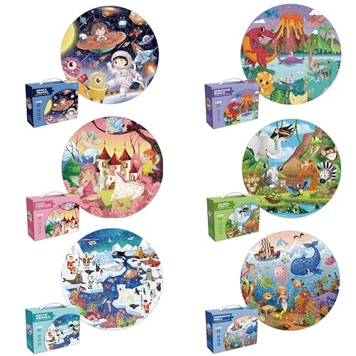 Puzzles für Kinder, 4 verschiedene Themen, 43 x 60 cm, ab 4 Jahren, Aufsicht durch Erwachsene erforderlich Puzzles für Kinder, 4 verschiedene Themen, 43 x 60 cm, ab 4 Jahren, Aufsicht durch Erwachsene erforderlich von Générique