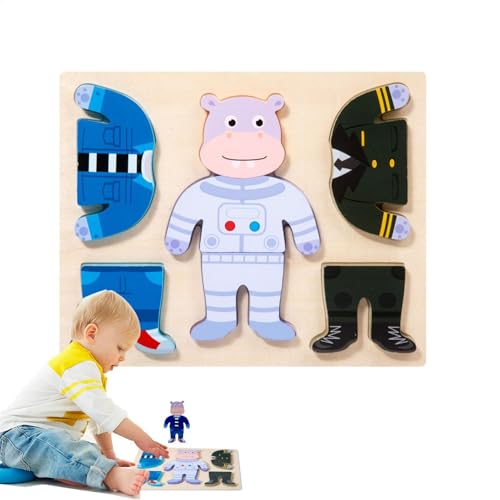Puzzles für Len, Holzpuzzle, Holzpuzzle mit Cartoon-Tieren | niedliche Lernhilfe, Kleidung für Spiele für Kinderzimmer, Vorschule, Ma Puzzles für Len, Holzpuzzle, Holzpuzzle mit Cartoon-Tieren | niedliche Lernhilfe, Kleidung für Spiele für Kinderzimmer, Vorschule, Ma von Générique