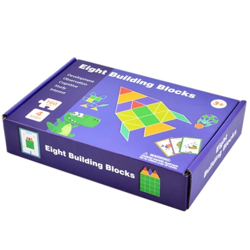 Puzzles mit geometrischen Blöcken für Motivblöcke aus Holz – sicheres buntes Holzspielzeug, mehrfarbiges Stapelspiel zur Formerkung Puzzles mit geometrischen Blöcken für Motivblöcke aus Holz – sicheres buntes Holzspielzeug, mehrfarbiges Stapelspiel zur Formerkung von Générique