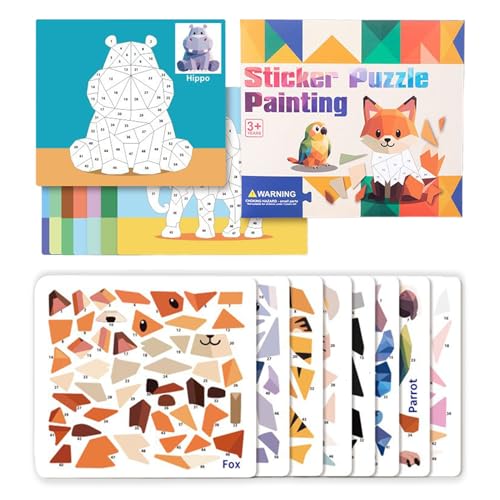Puzzles selbstklebend, Kunst, selbstklebend, Lernmotiv, Tiere, Cartoon, 3D – Gehirnspiele, Lernspielzeug, Feinmotorik, Lernspielzeug Puzzles selbstklebend, Kunst, selbstklebend, Lernmotiv, Tiere, Cartoon, 3D – Gehirnspiele, Lernspielzeug, Feinmotorik, Lernspielzeug von Générique
