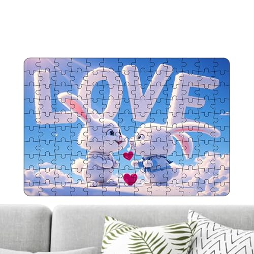 Puzzles zum Valentinstag, Puzzles zum Valentinstag | Tierpuzzles | Holzpuzzle mit Tiermotiven, Lernspielzeug für Vorschule, Valentinstag Geburtstag von Générique