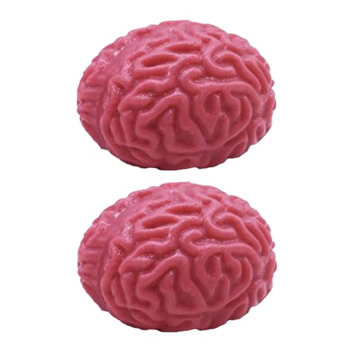 Quetschball für Gehirn | Anti-Stress-Bälle mit langsamer Wirkung | Hirnballspielzeug, realistisches Anti-Stress-Spielzeug | Blutiges und gruseliges Quetschspielzeug für Halloween, Stressabbau von Générique