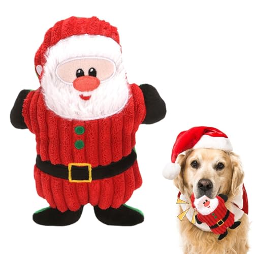Quietschendes Hundespielzeug – Spielzeug für Hunde in Form eines Weihnachtsmanns | weiches Spielzeug für Hunde, Fruchtsnacks aus Plüsch, Beißspielzeug für Hunde, interaktives Spielzeug für Chie Quietschendes Hundespielzeug – Spielzeug für Hunde in Form eines Weihnachtsmanns | weiches Spielzeug für Hunde, Fruchtsnacks aus Plüsch, Beißspielzeug für Hunde, interaktives Spielzeug für Chie von Générique