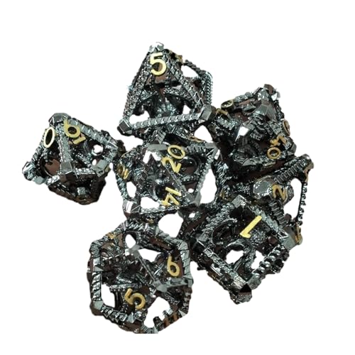 RPG Cubes Set-Complete Play-Playsing Würfel, mehrseitige Würfel | Dungeons und , Tischspielwürfel, Polyedrische Würfel, Spielzubehör für RPGS RPG Cubes Set-Complete Play-Playsing Würfel, mehrseitige Würfel | Dungeons und , Tischspielwürfel, Polyedrische Würfel, Spielzubehör für RPGS von Générique