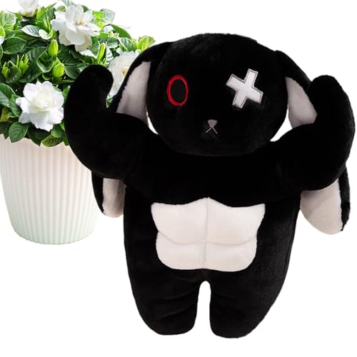 Rabbit Plüschpuppe – Scary Muscle Bunny Standing Plush Toys | Horror Muscle Rabbit Stuffed Tier | Soft Doll Huggable Throw Pillow for Christmas Boys Girls Kids Adults Women Sleeping Sofa Bedside Desk Rabbit Plüschpuppe – Scary Muscle Bunny Standing Plush Toys | Horror Muscle Rabbit Stuffed Tier | Soft Doll Huggable Throw Pillow for Christmas Boys Girls Kids Adults Women Sleeping Sofa Bedside Desk von Générique