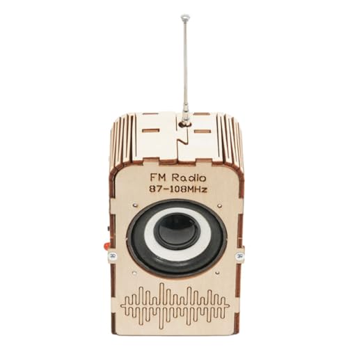 Radioset für Kinder, Lernradio aus Holz, zum Zusammenbauen, wissenschaftliche Lernspiele für Geburtstage, Ostern, Weihnachten, Jugendliche von Générique