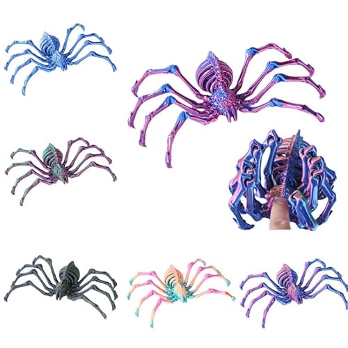 Realistische Spinnen, 20 cm, beweglich, einziehbar, 3D-Druck, lebensechte Insekten, Lernspielzeug für Jungen, Mädchen, Geburtstag, Halloween, 6 Stück Realistische Spinnen, 20 cm, beweglich, einziehbar, 3D-Druck, lebensechte Insekten, Lernspielzeug für Jungen, Mädchen, Geburtstag, Halloween, 6 Stück von Générique